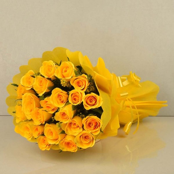 50 Yellow Roses bouquet