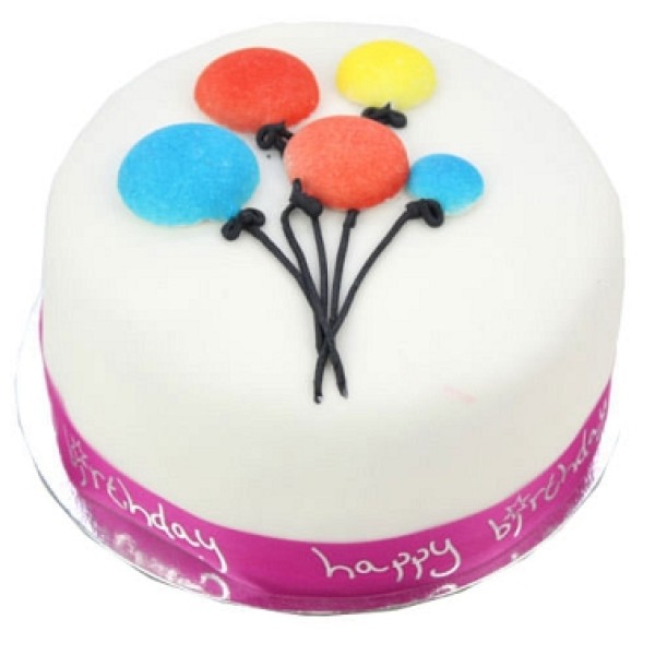 Balloon Celebration Cake For Girl