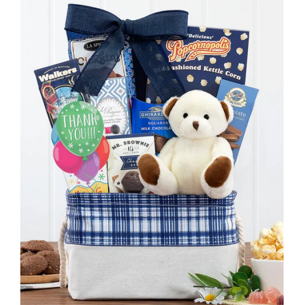Big Bear Hug Thank You Gift Basket