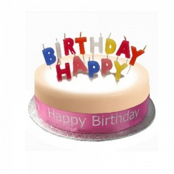 Birthday Cake Sponge Pink