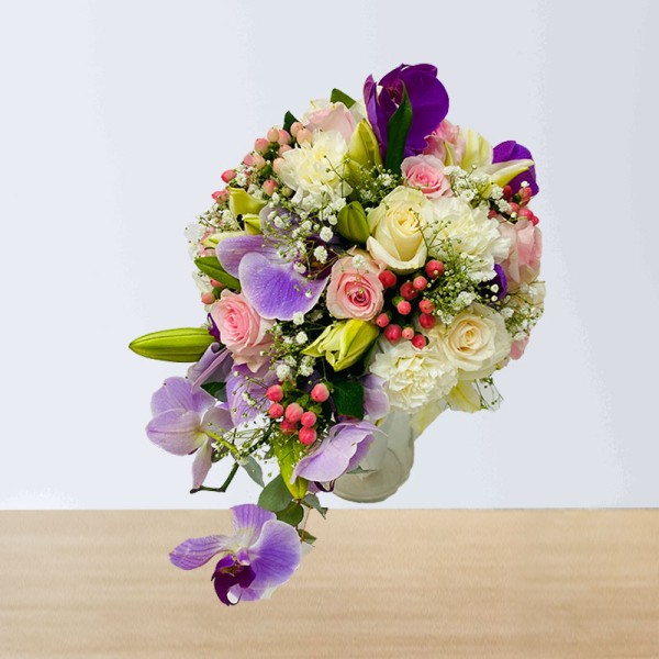 Mixed Color Wedding Hand Bouquet
